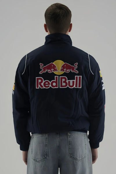 Red Bull F1 Racing Jacket – Classic Motorsport Bomber by THE DRIP SOUL